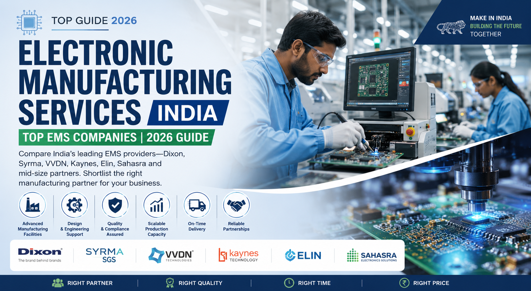 Electronic Manufacturing Services India 2026 comparison of EMS plants and buyer criteria